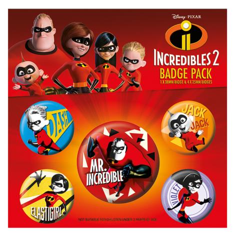 Incredibles 2 Badge Pack £2.99